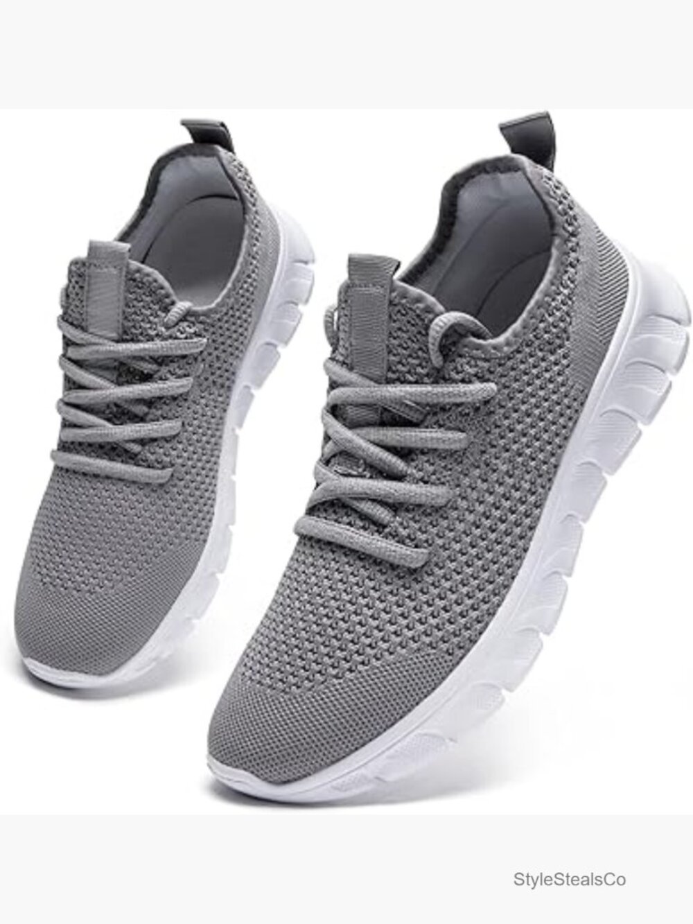 Breathable Mesh Running Shoes Lightweight Athletic Gym Sneakers Lace Up